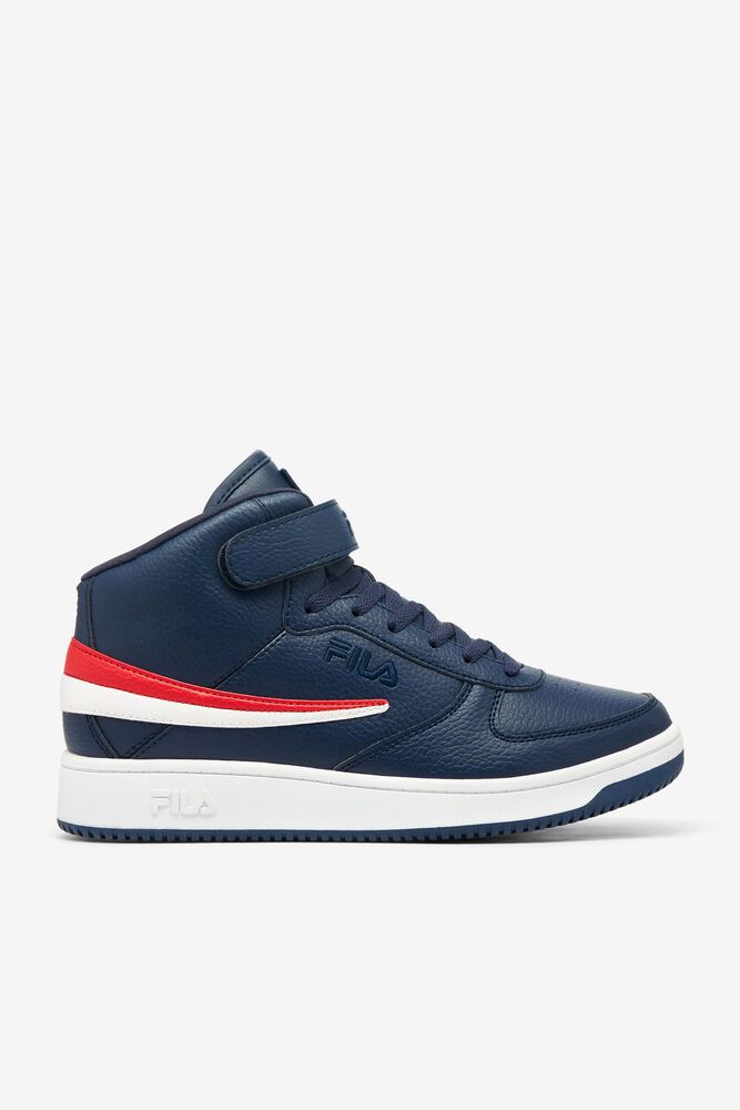 Fila Sneakers Mens Navy - A-high - Philippines 7451098-OC